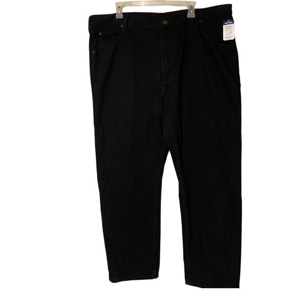 Wrangler Five Star Relaxed Fit Jeans Black Size 42x30 Men’s Durable Cotton - Picture 5 of 10